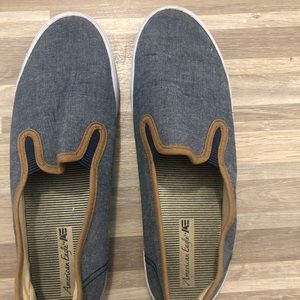 AMERICAN EAGLE DENIM ESPADRILLES SIZE 7.5
